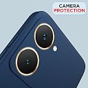 Pikkme Back Cover Camera Protection Shockproof Soft Matte Silicone Back Case for iQOO Z9 Lite 5G | Vivo T3 Lite 5G | Vivo Y18 | Y18e | Y03 (Blue) gallery image