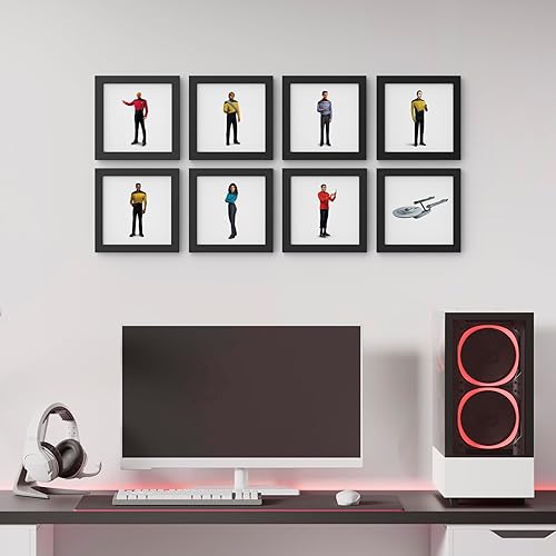 Miniatura 7 de Trends International Gallery Pops Star Trek USS Enterprise NCC-1701 - Póster de pared de barco, 12.00 x 12.00 pulgadas, versión de marco negro