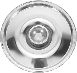 Hemoton Stainless Steel Seasoning Pot Cover 5.51 inch Pot Lid for 14 cm Saucepan Explosion-Proof Kitchen Gadget Easy-Clean Cookware Lid 1 Cover