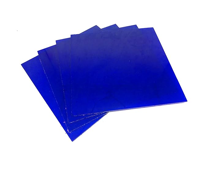 PRANSUNITA Colored Acrylic Glass Sheet 10 x 10 cm (Thickness 3 mm
