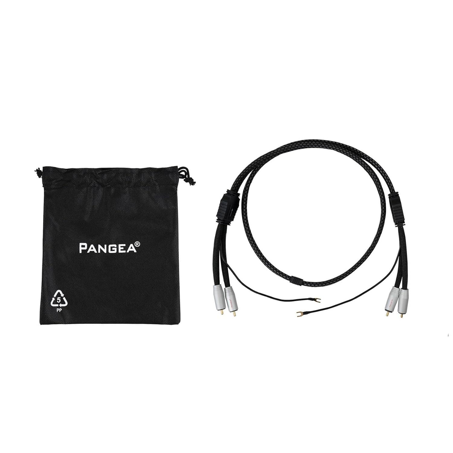 Pangea Audio Premier XL Phono Turntable Cable RCA to RCA 1.25 Meter