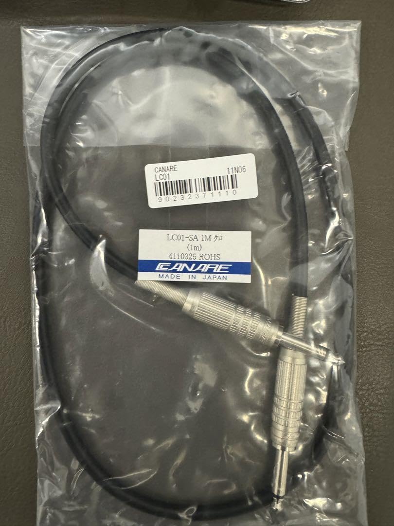 Amazon.co.jp: CANARE カナレ LC01-SA BLACK ケーブル 1m : ホビー 