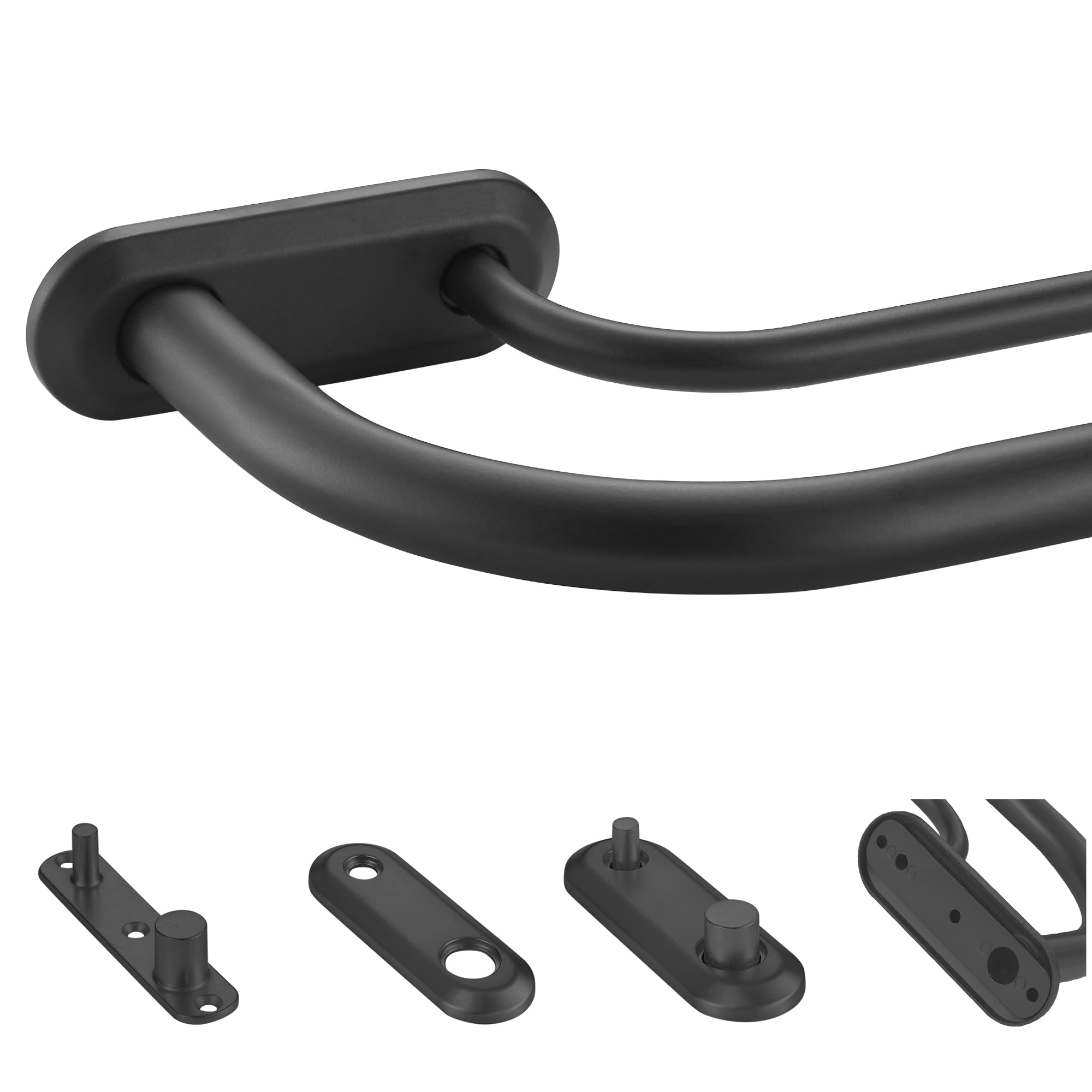 Lwiiom Double Curtain Rod for Windows 28 to 48 Inch sold price at auction in Canada
