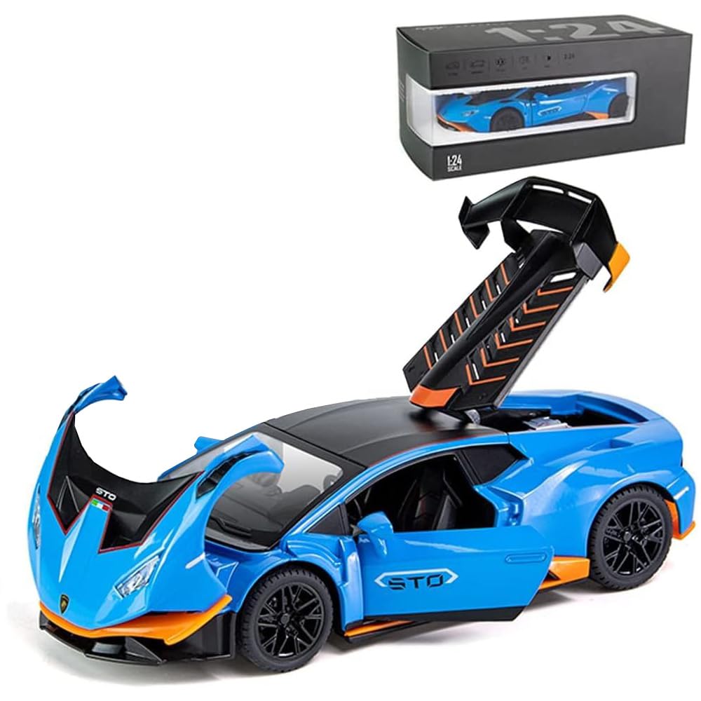 Amazon.com: EROCK 1/24 Model Car for Lambo Huracán STO Toy RC Cars