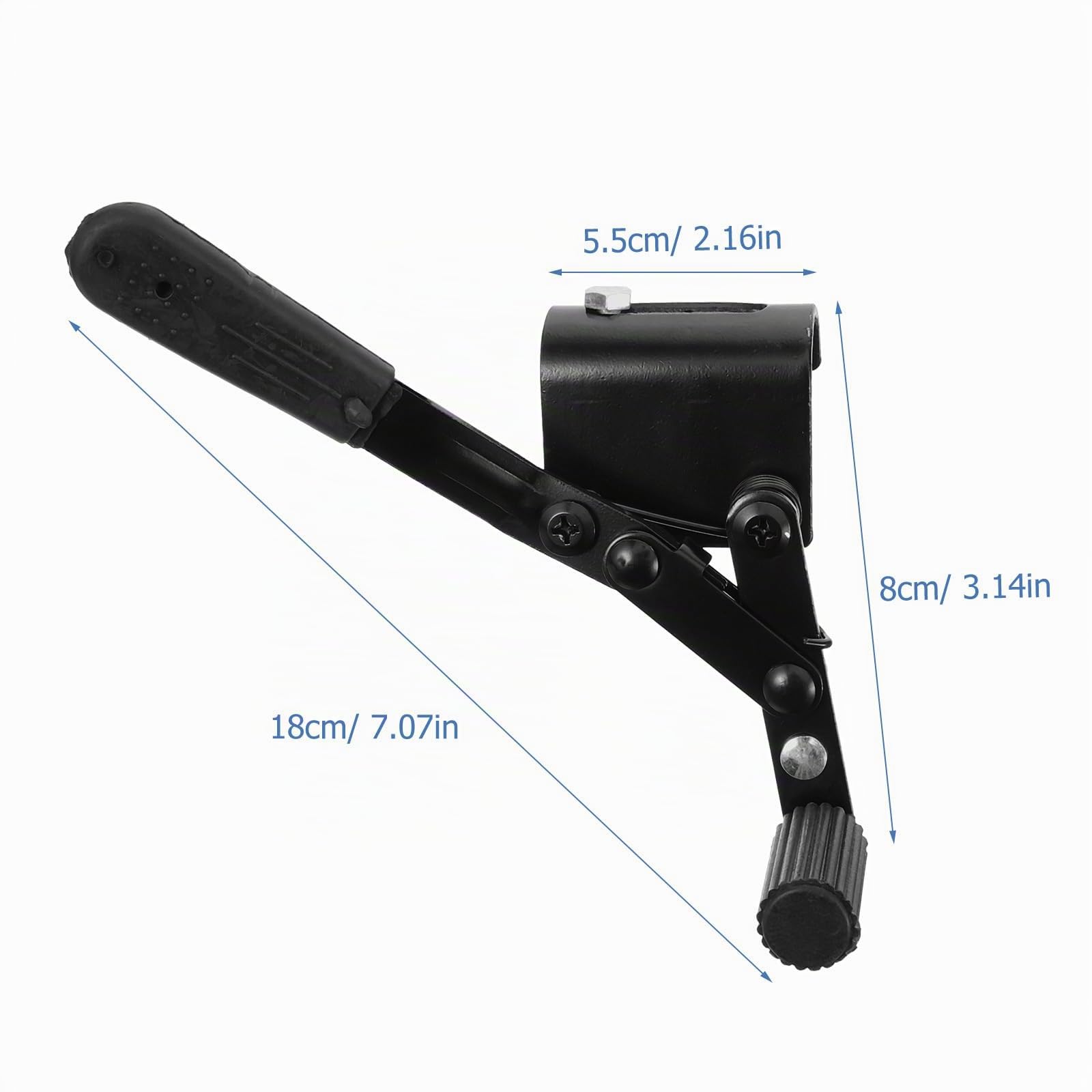 Freno De Mano Para Silla De Ruedas Repuesto Con Tornillo Lateral Extensor De Freno Universal Recambio Para Reparación 7.08X3.14X2.16In 1 Par