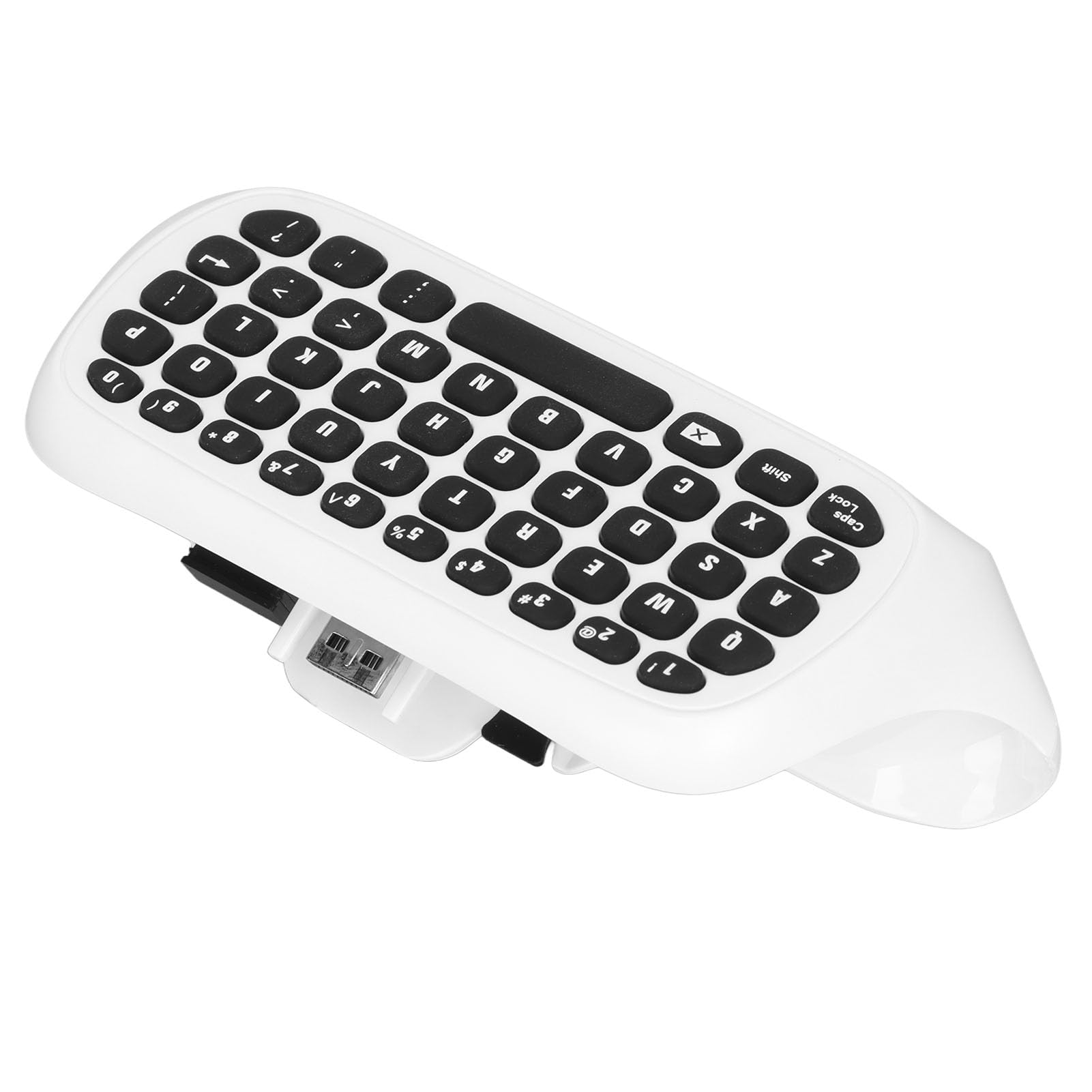 Sxhlseller Clavier de Contrôleur de Jeu, pour Manette de Jeu Xbox Series X Series S One One S, Clavier de Chat sans Fil 2,4 GHz, avec Audio 3,5 Mm et Prise Casque(Blanc)