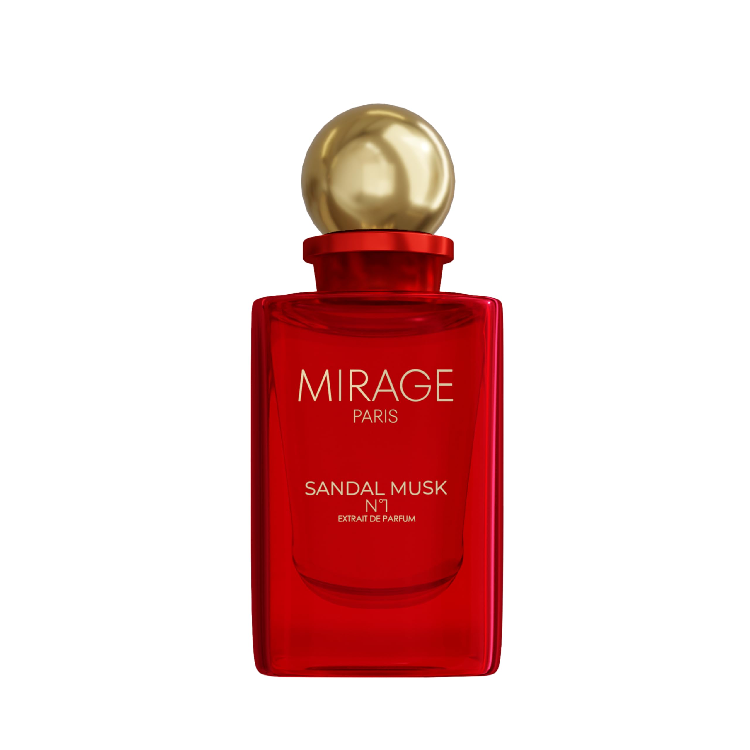 Sandal Musk No.1 – Extrait de Parfum Unisex (30% Duftöl), mit Pheromonen, langanhaltend & elegant, Sandelholz & Moschus, 50 ml + gratis Duftprobe