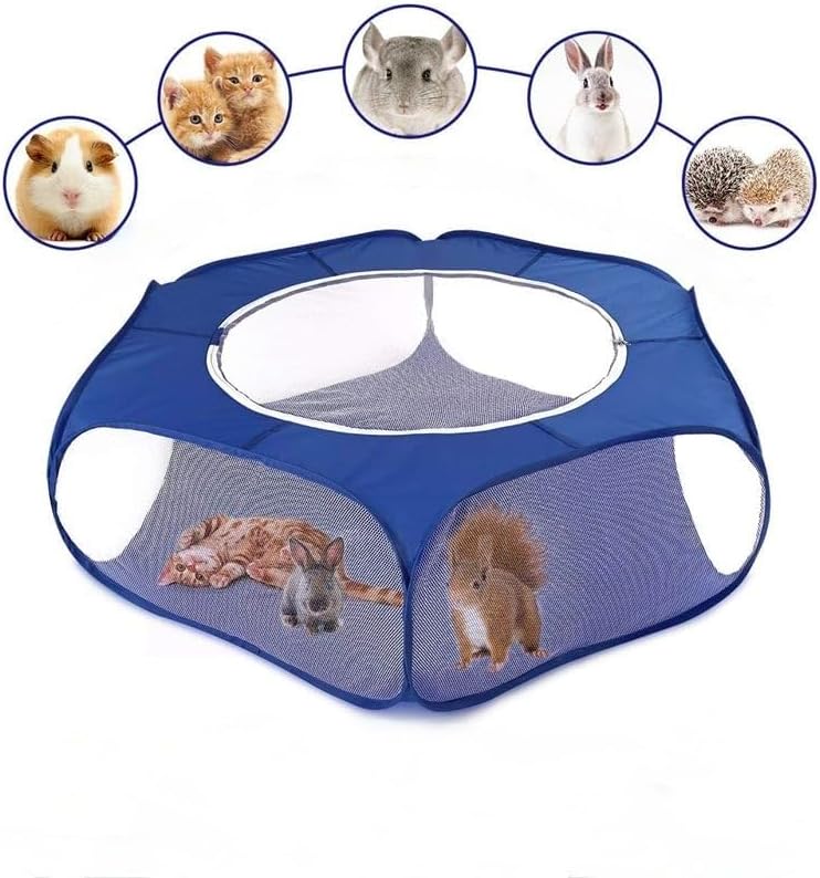 Upgrade Your Pet Playpen with Foldable Small Animal Playpen, Blue Wate. This Versatile Item Combines Sleek Design with high-Performance Utility, ensuring Durability and Style for Daily