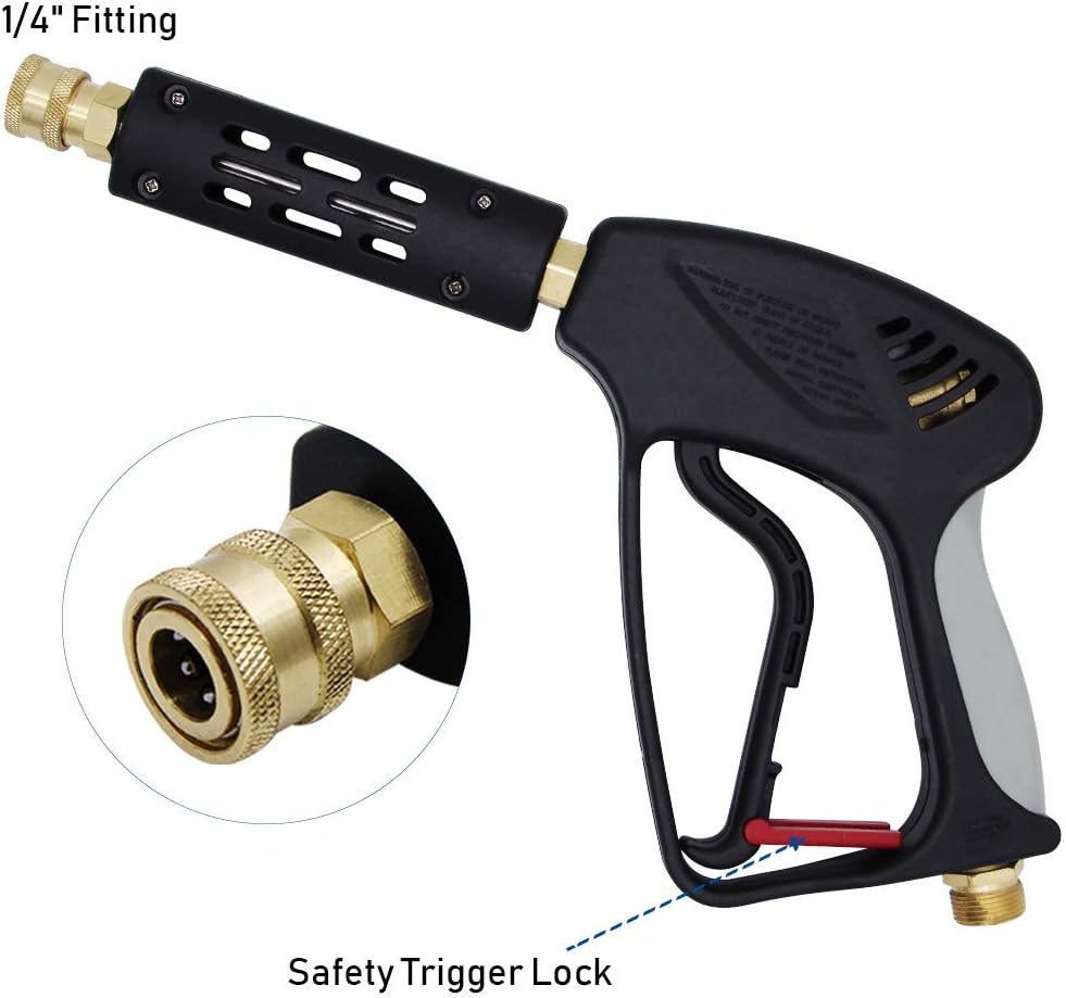 Twinkle Star High Pressure Washer Gun with M22 Thread for Pressure Washer, 5000 PSI
