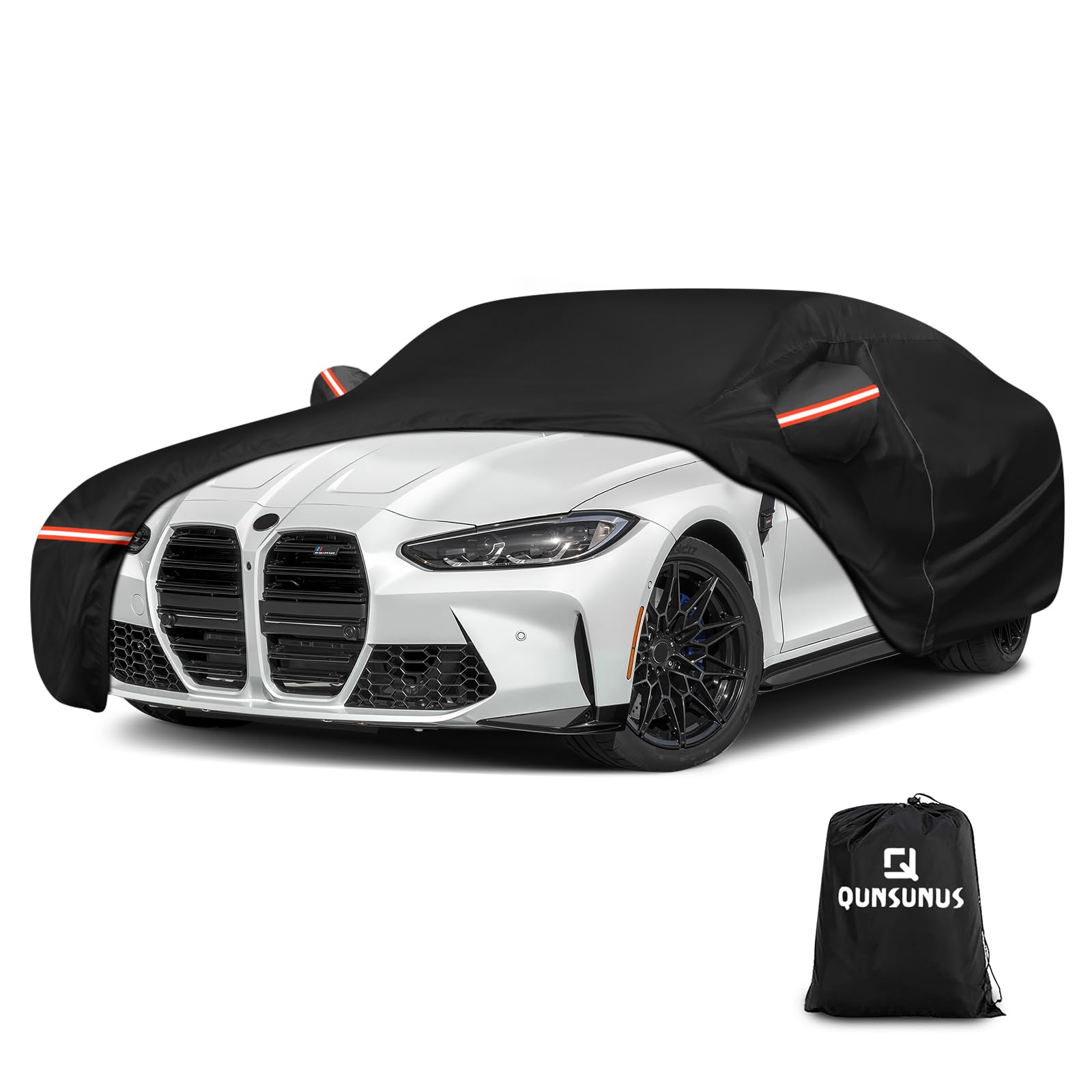 Photo 1 of QUNSUNUS Waterproof Car Cover for Chevrolet Bel Air/150/210 1950-1957 Sedan/Coupe/Hardtop, All Weather Outdoor Car Covers with Zipper, Straps and Elastic Edge