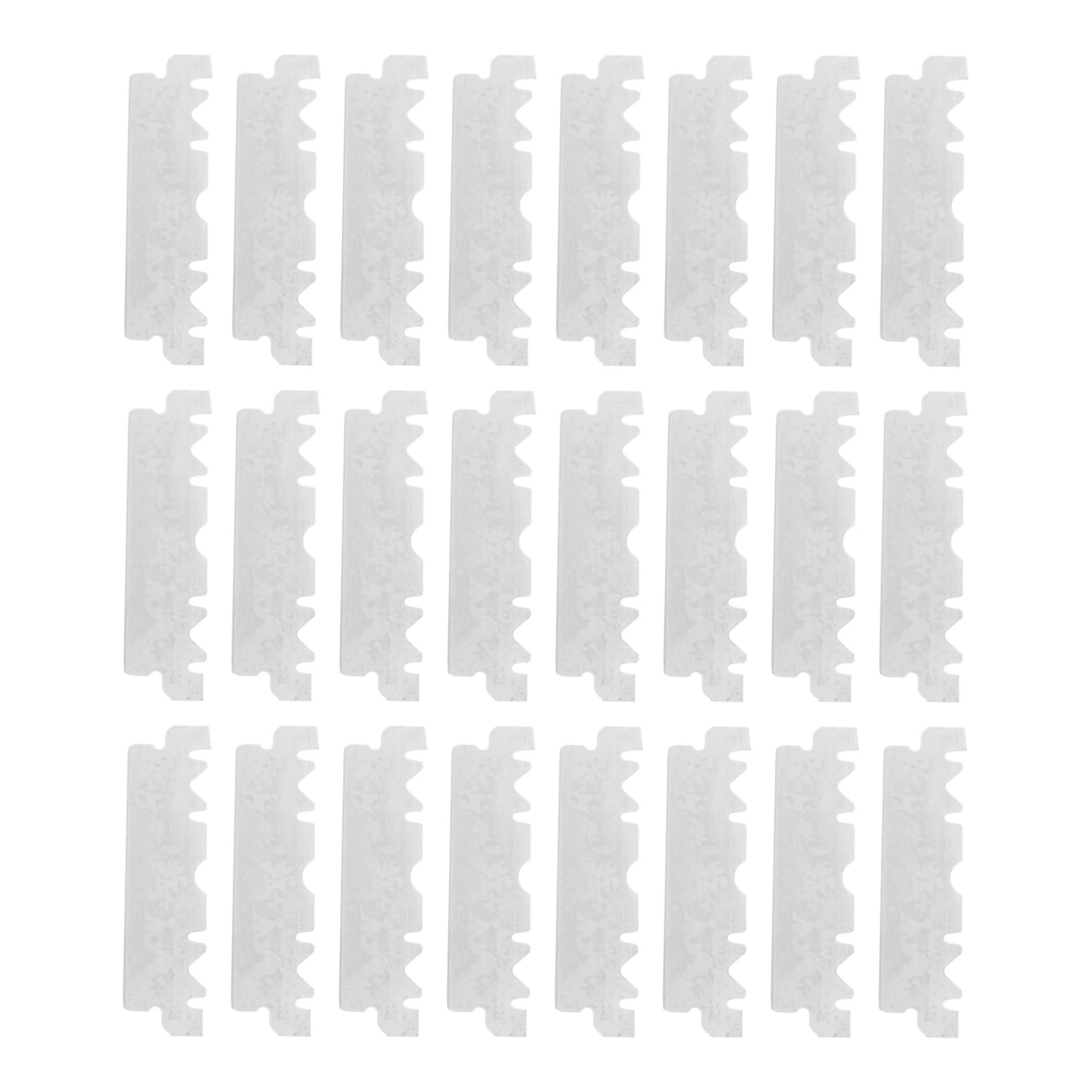 Vaguelly 4sets Barber Shop Face Razor Old Folding Razor Stainless Steel Blade 100pcs*4