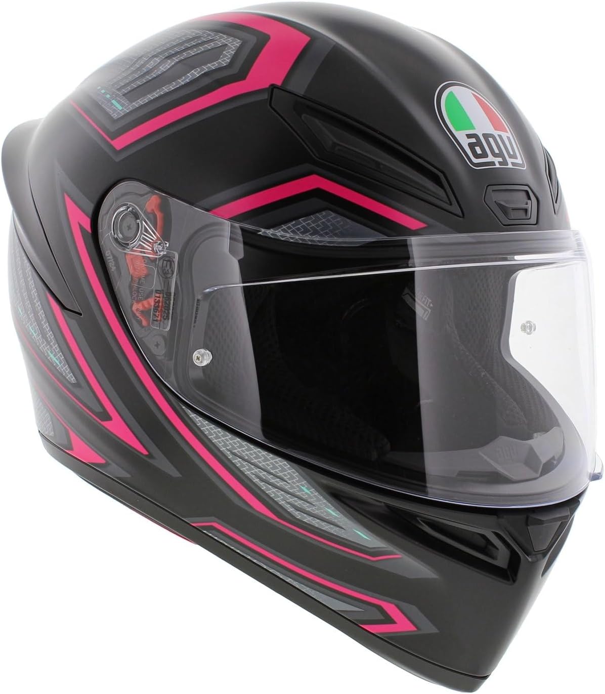 AGV K1 S — мотоциклетный шлем Sling, матовый, черно-розовый