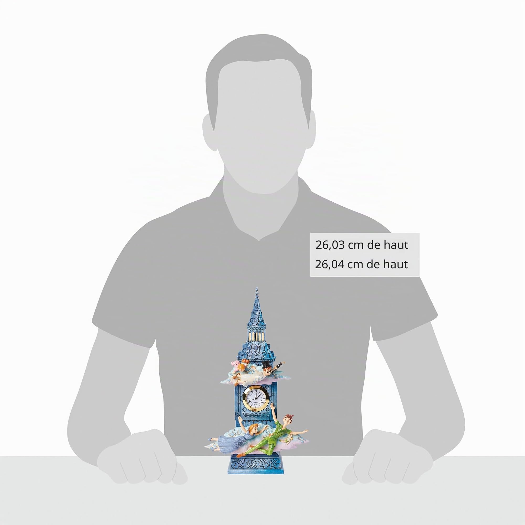 Enesco Disney Traditions Horloge Peter Pan, Height 26cm