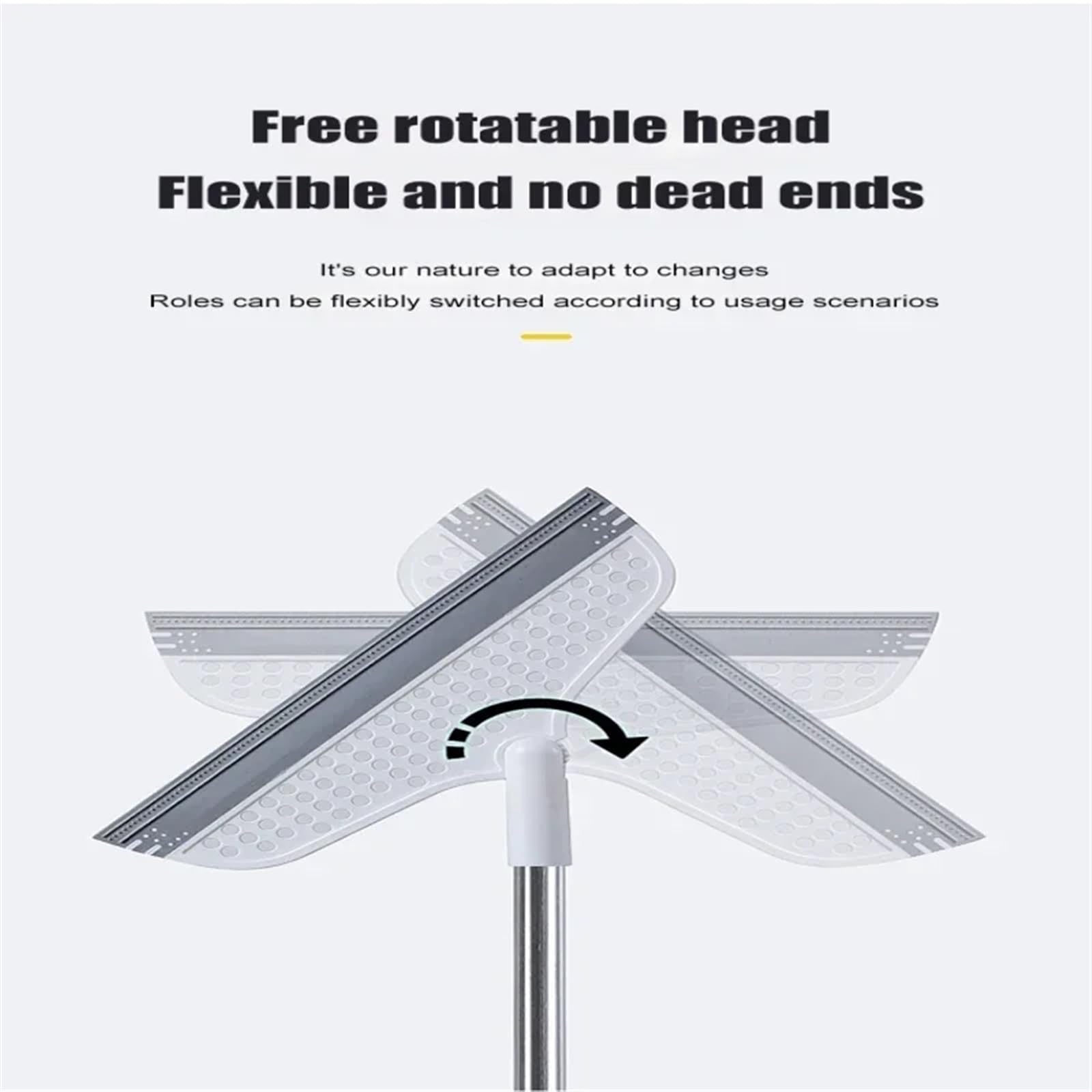 Limpiaparabrisas De Silicona Multifuncional for Vidrio De Baño | Limpiaparabrisas Escoba de silicona for piso Uso húmedo y seco(Single pack x 3)