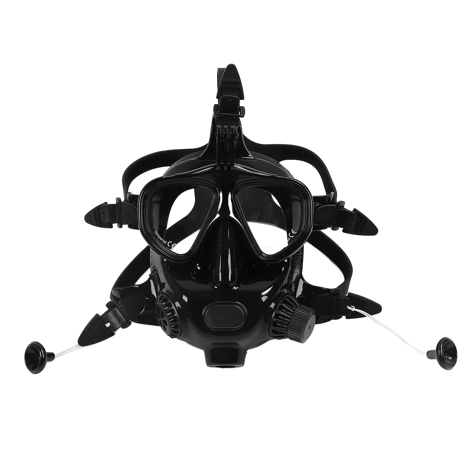 Mini Scuba Tank with Snorkel Mask, 1L Inflatable Diving Tank with Full Face Diving Mask Diving Air Tank Suits for Recreational Snorkeling Shallow Diving (Green)