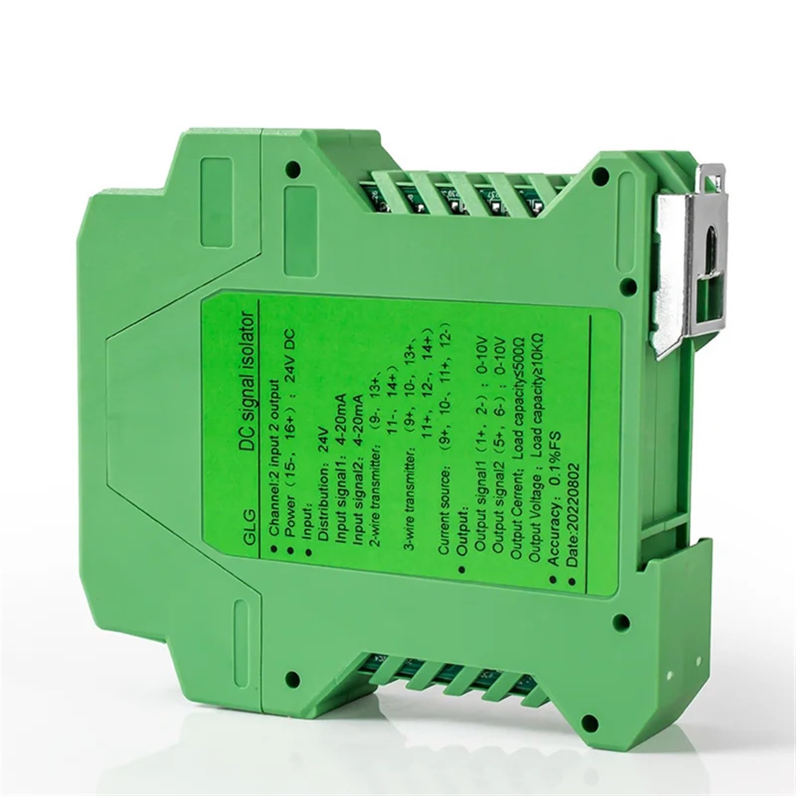 Aislador de señal 0-5V y 4-20mA con salida RS485 para control