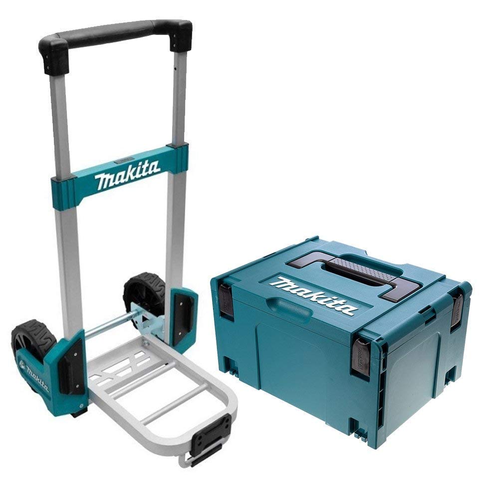 Makita Turquoise Makpac Trolley 125Kg With Type 3 Case