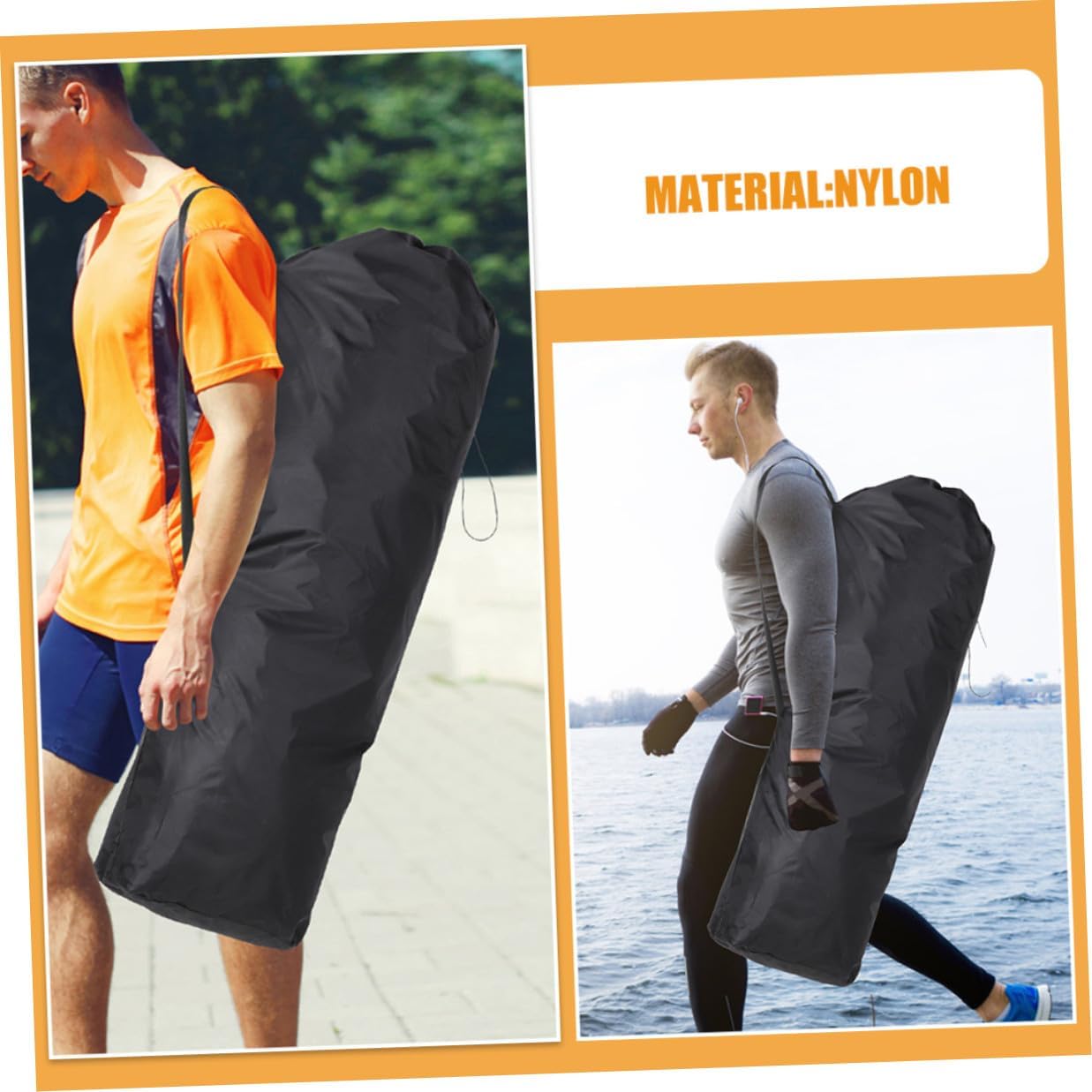 2pcs Gate Check Stroller Bags for Airplane Travel Lightweight Foldable Stroller Transport Covers with Shoulder Straps Protective Storage on Flights and Car Trips