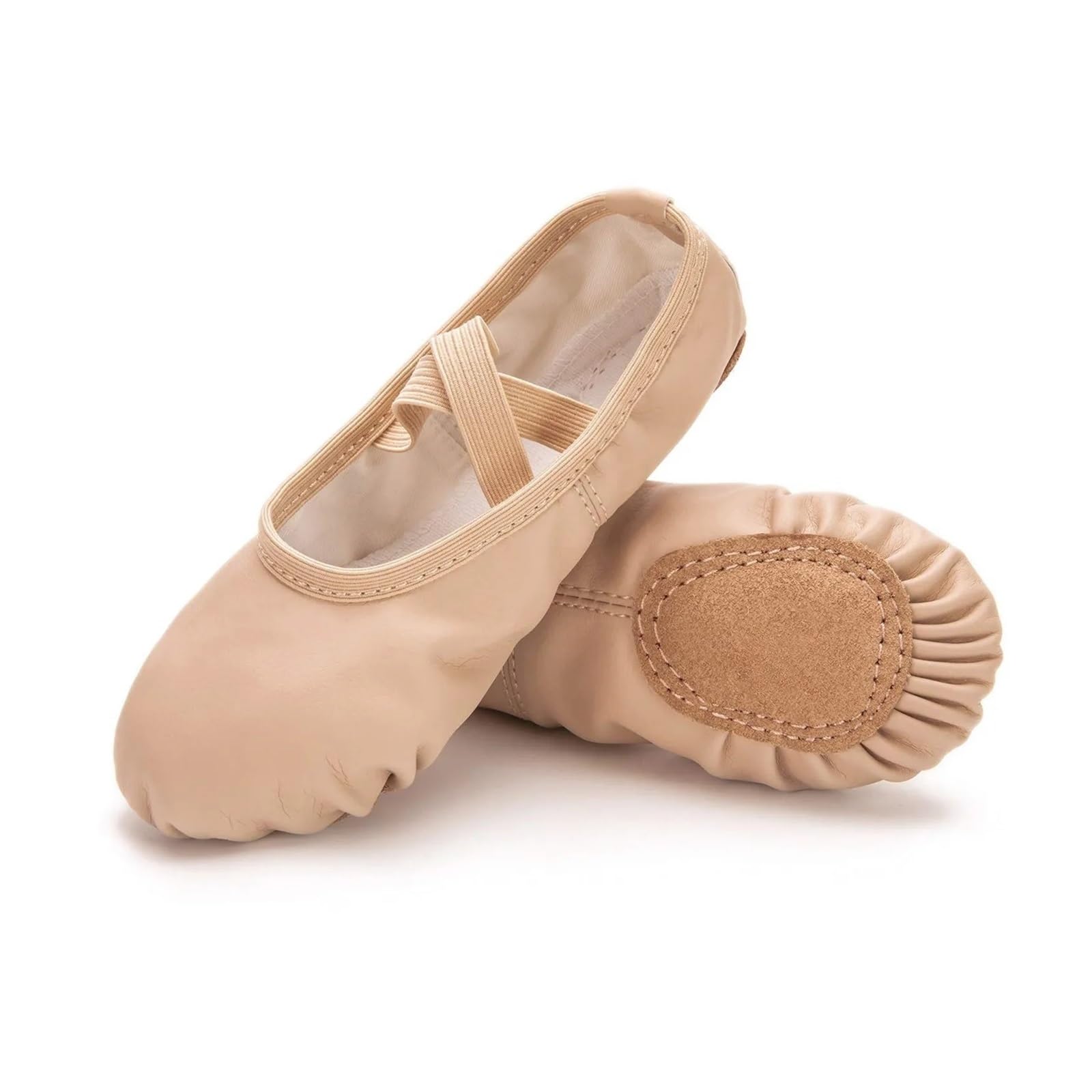 Zapatillas Ballet Niña Zapatillas de Ballet de Lona for Mujer, Zapatillas de Baile for niñas, Suela Dividida, Zapatillas de Gimnasia, Yoga, Baile, Bailarinas for Adultos