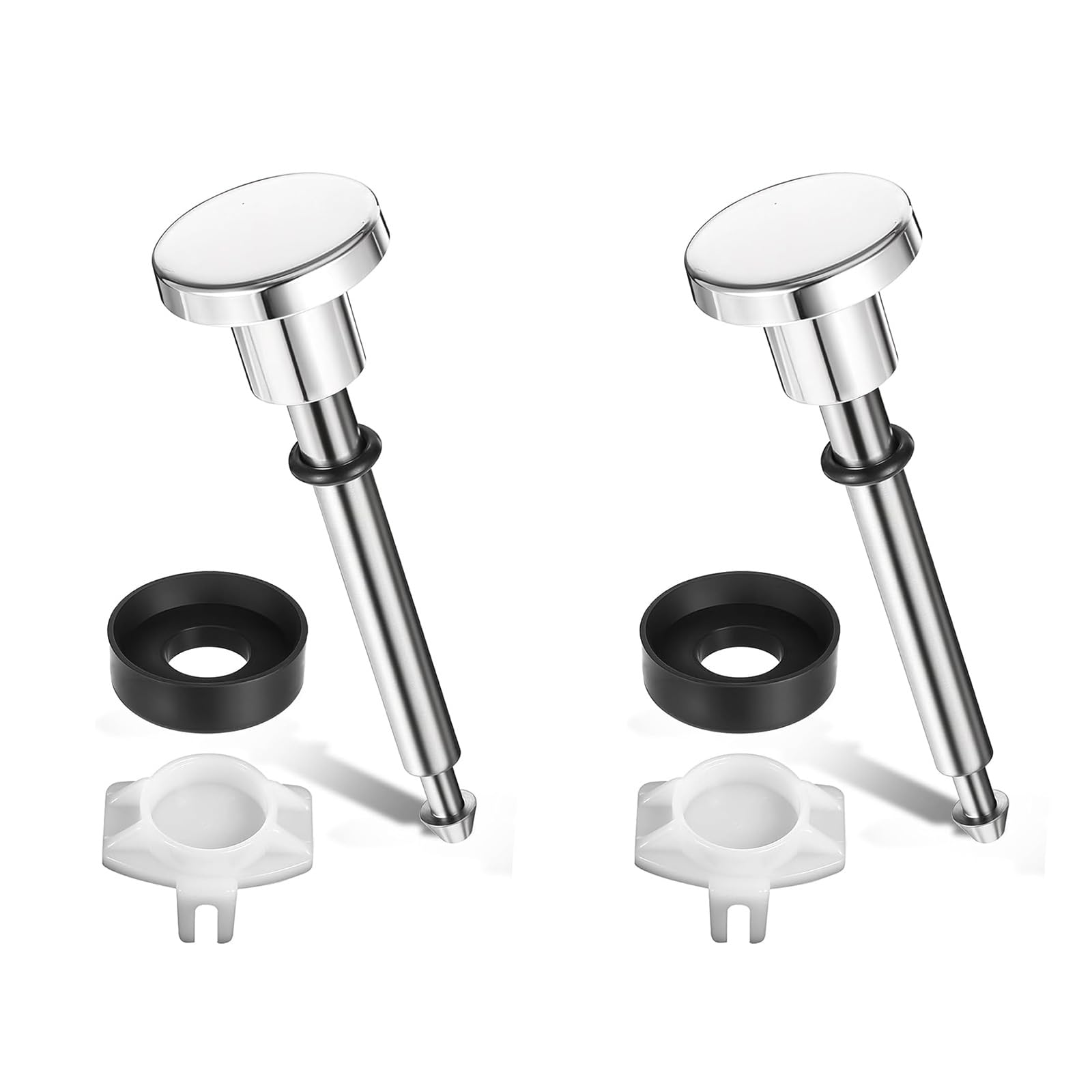 2Pcs Bathtubs Faucet Repair Set with Sturdy Valves Rubber Seal Gate for Leakproof Shower Spouts Replacement Tub Spouts Diverter Repair