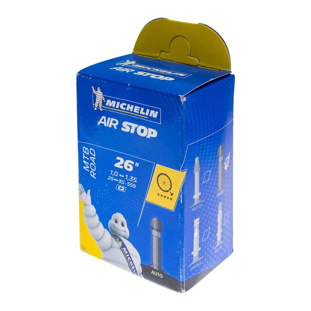 Michelin Airstop 1.25 Butyl AV Tube - Black, 34 mm