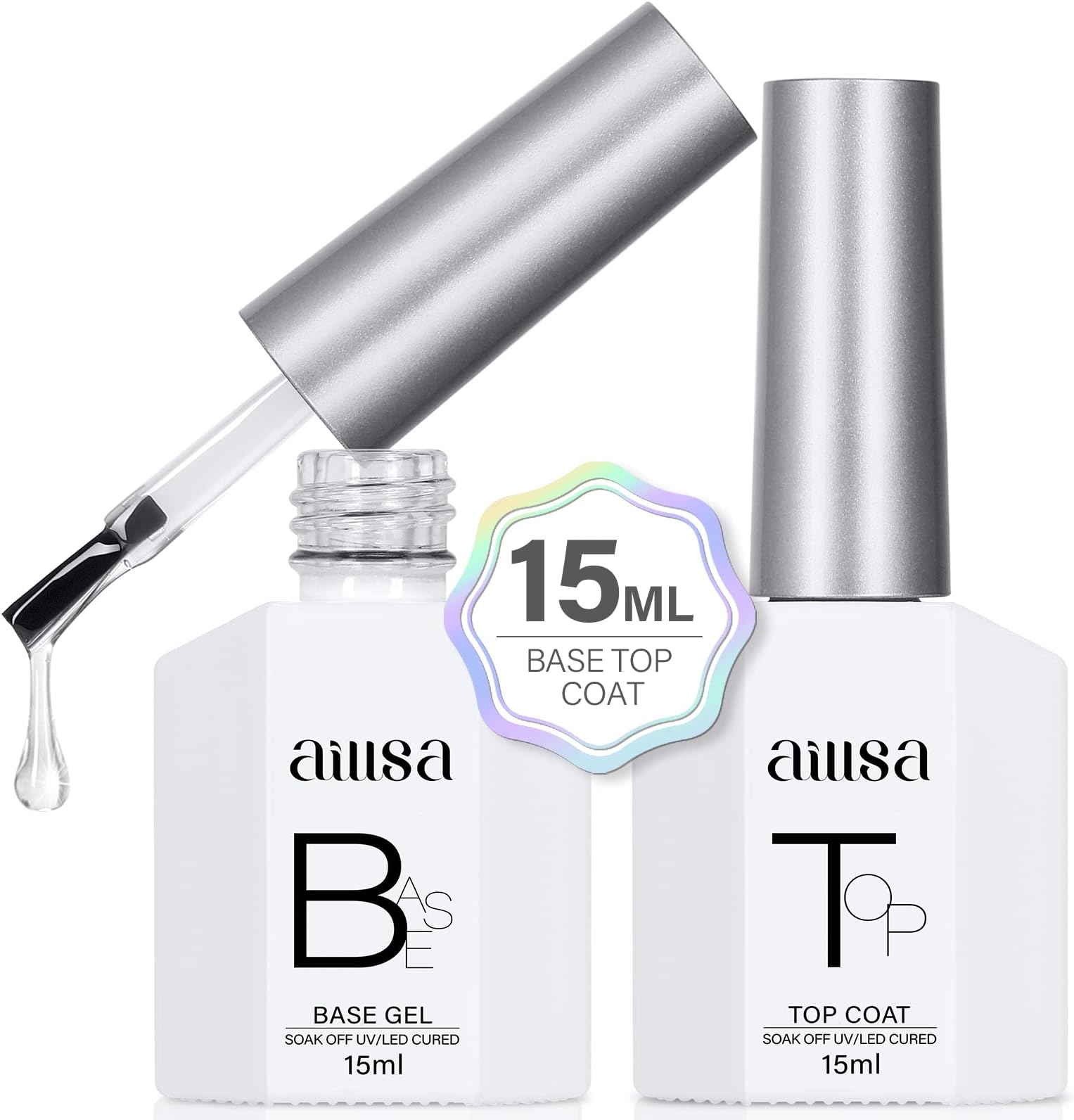 Base and Top Coat Gel Nail Polish