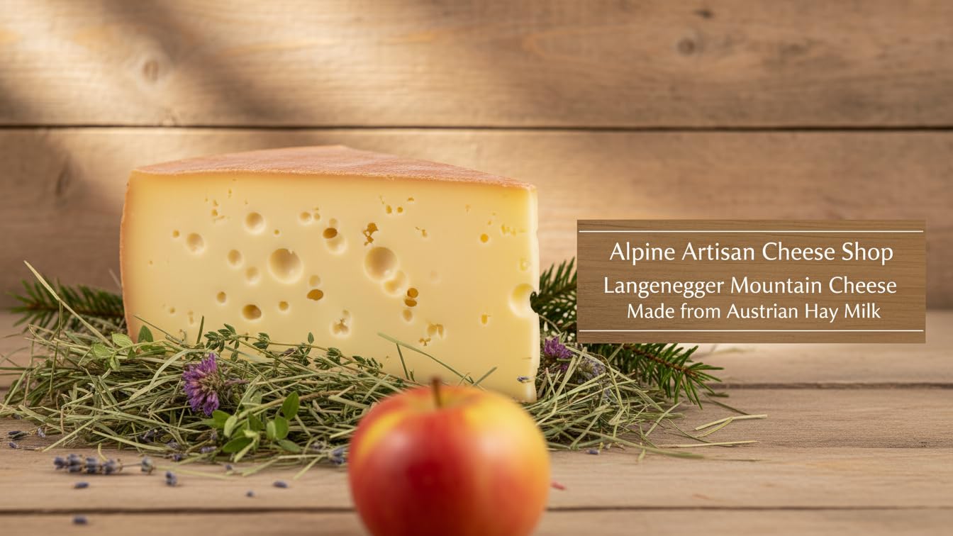 Bregenzerwälder Bergkäse – Mehrfach Gold-prämiert – aus 100% Heumilch – Traditionell handgereift & laktosefrei – Frisch vom Laib geschnitten (1000 g, Würzig (6 Mon.))