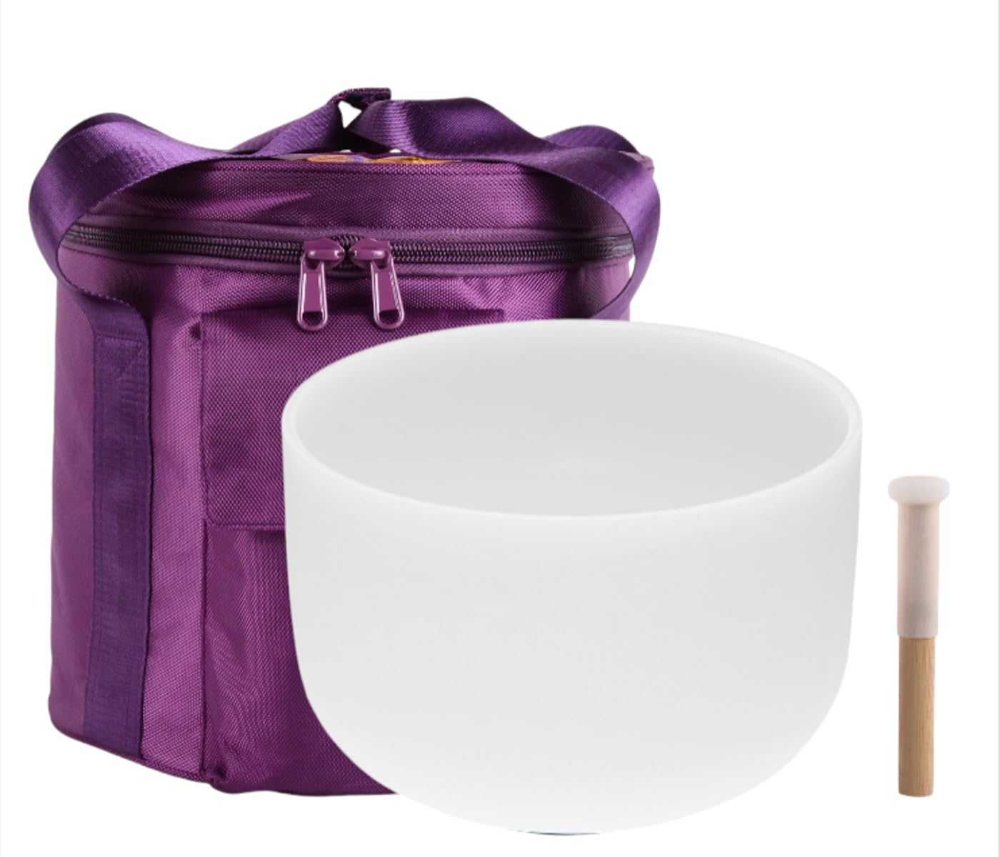 Sponsored Ad - FMTY Perfect Pitch Crystal singing bowls 14"C note sound bowl for healing Mindfulness, Meditation, Yoga, Spiritual and Body Healing Chakra Bowl (C Note, 14 inch)