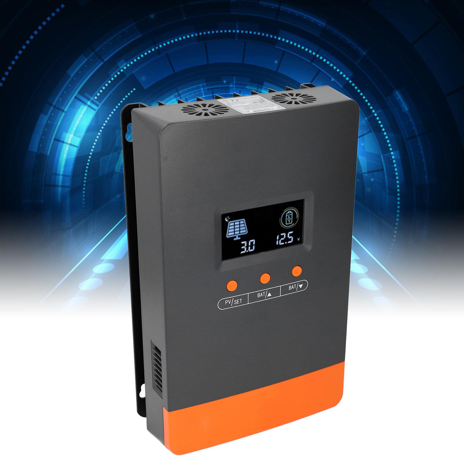 Contrôleur de Charge Solaire MPPT 100 A 12 24 36 48 V Régulateur Automatique de Panneau Solaire pour Batterie au Lithium AGM Gel jusqu'à 12 Capacités Parallèles Croissantes La Connexion