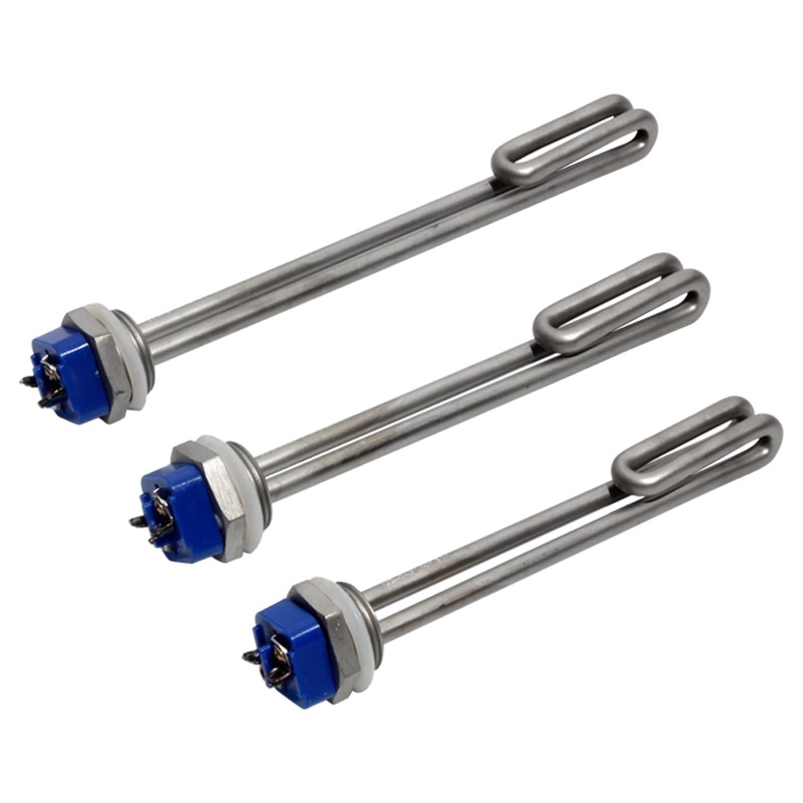 Elemento riscaldante a vite in acciaio inossidabile 304 da 2,5 cm, 220 V-240 V, DN25 per caldaie ad acqua (110 V, 2 KW 190 L)