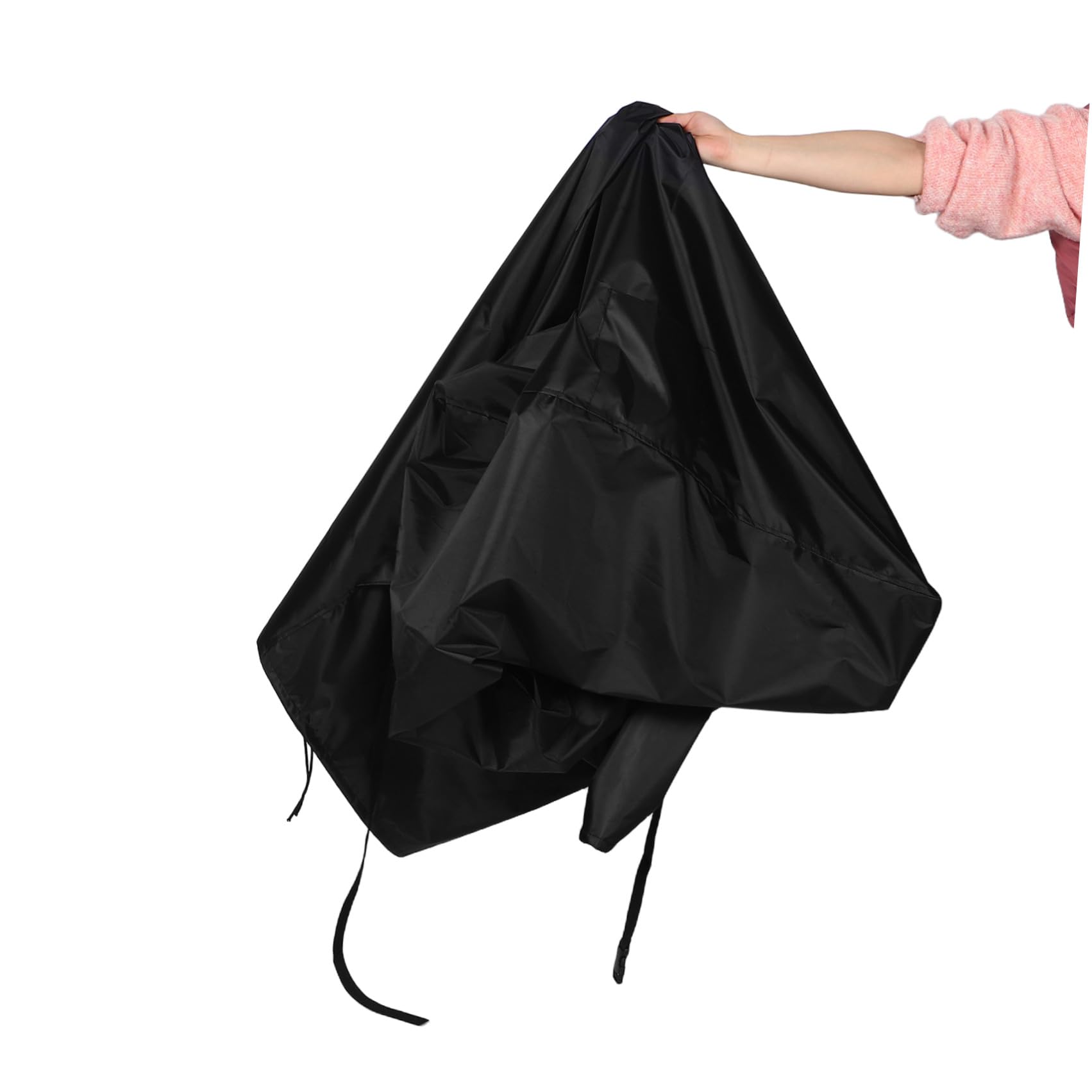 Copertura per Stufa Esterno Chiminea 56x37x26 Pollici in Oxford Nero | Resistente alle Intemperie, Traspirante e Leggera, Installazione Semplice per Giardino e Uso Tutto L’anno