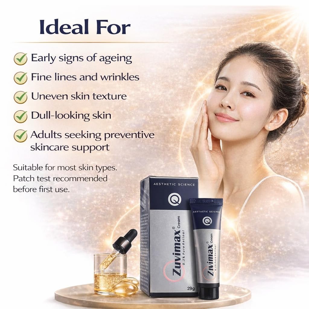 Zuvimax 0.2% Pure Retinol Cream 20gm : Amazon.in: Beauty