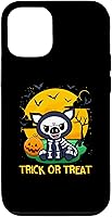 Vista 4 de iPhone 12 mini Pig Skeleton Trick Or Treat Halloween Costume Case