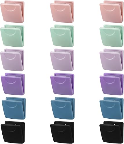 Petshome Clips magnéticos, paquete de 18 imanes coloridos para nevera, pizarra, exhibición de fotos, oficina, escuela, hogar, 6 colores Petshome Clips magnéticos, paquete de 18 imanes coloridos para nevera, pizarra, exhibición de fotos, oficina, escuela, hogar, 6 colores