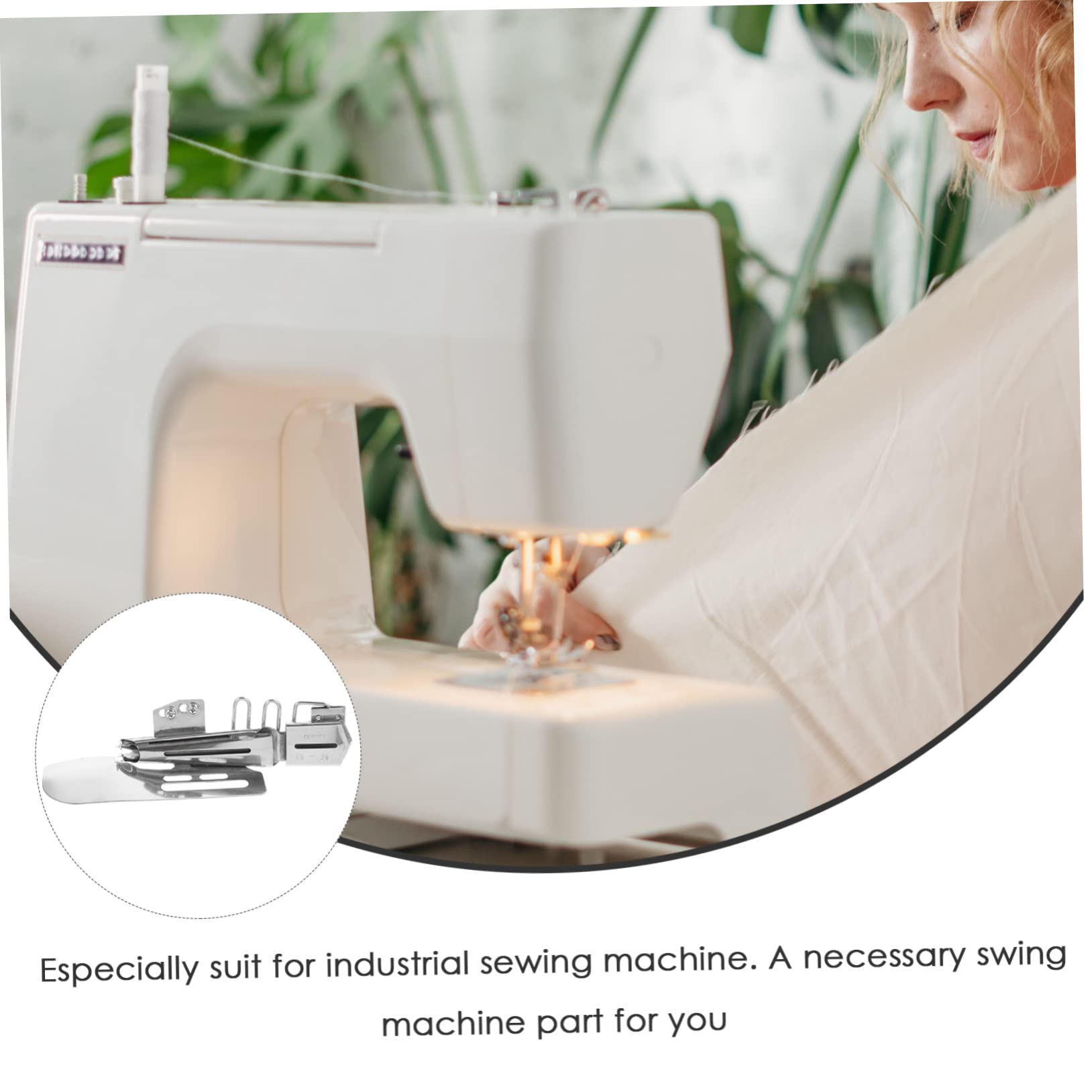 BEBEMOKO Stainless Steel Seamer Folder Binder for Sewing Machine Household Seamer Binder for Folding and Bias Making Professional Tool for Quilting and Sewing Projects