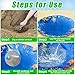 4.9 x 4.9 ft Baby Beach Pool, 2 in 1 Toddler Paddling Pool, Kiddie Pool and Beach Blanket, Beach Toys for Infant Kids Boys and Girls with Portable Water Bag and Shovel for Vacation Picnic