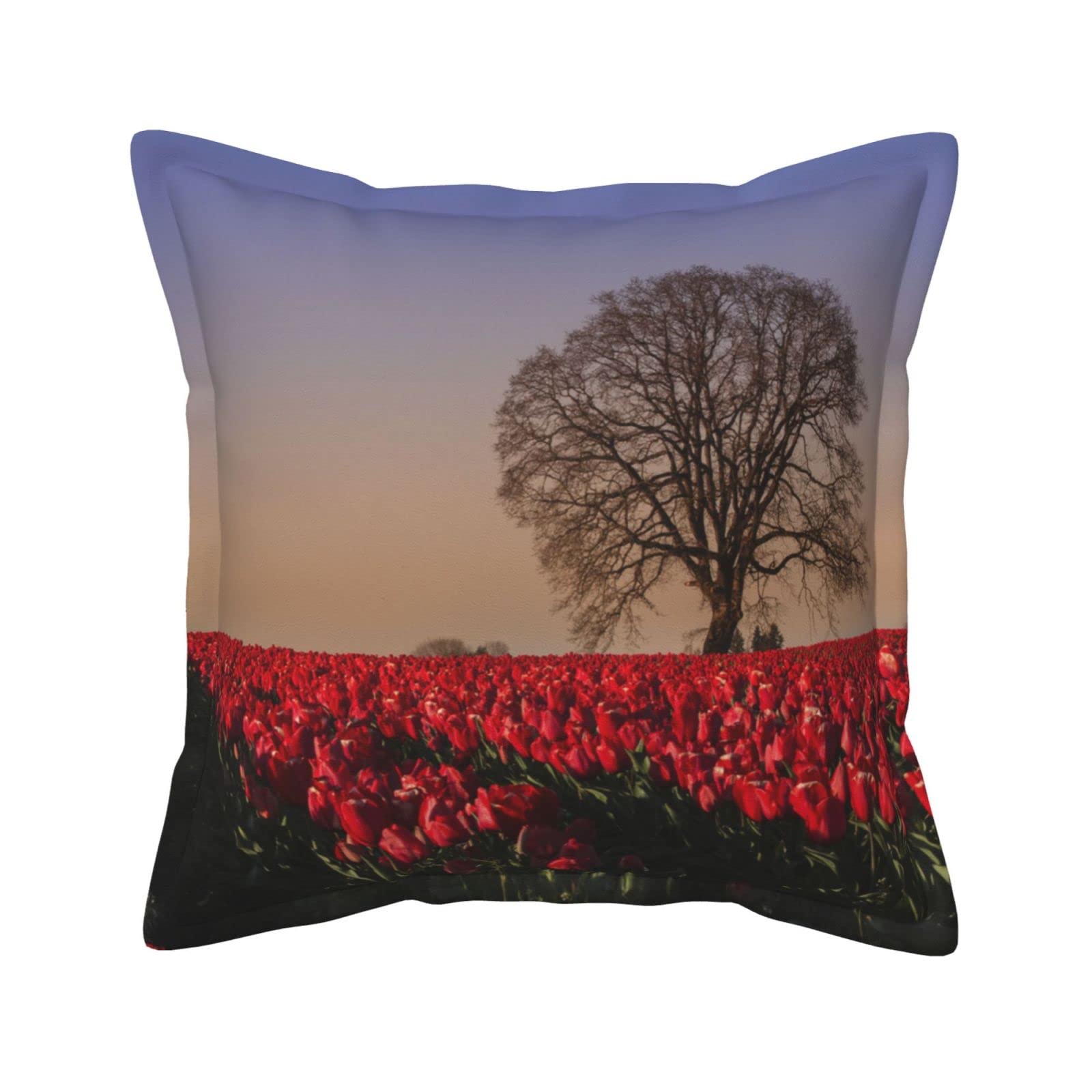 Housses de coussin imperméables en similicuir à tulipes pour canapé et salon
