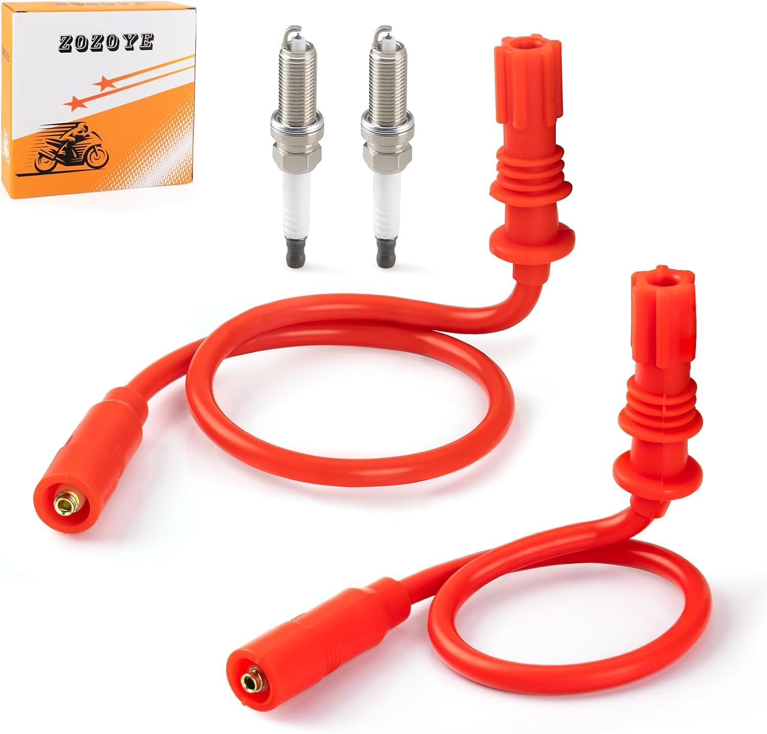 4014007 Spark Plug & Wire Cap for Polaris Scrambler 1000 Sportsman 1000 2014-2024