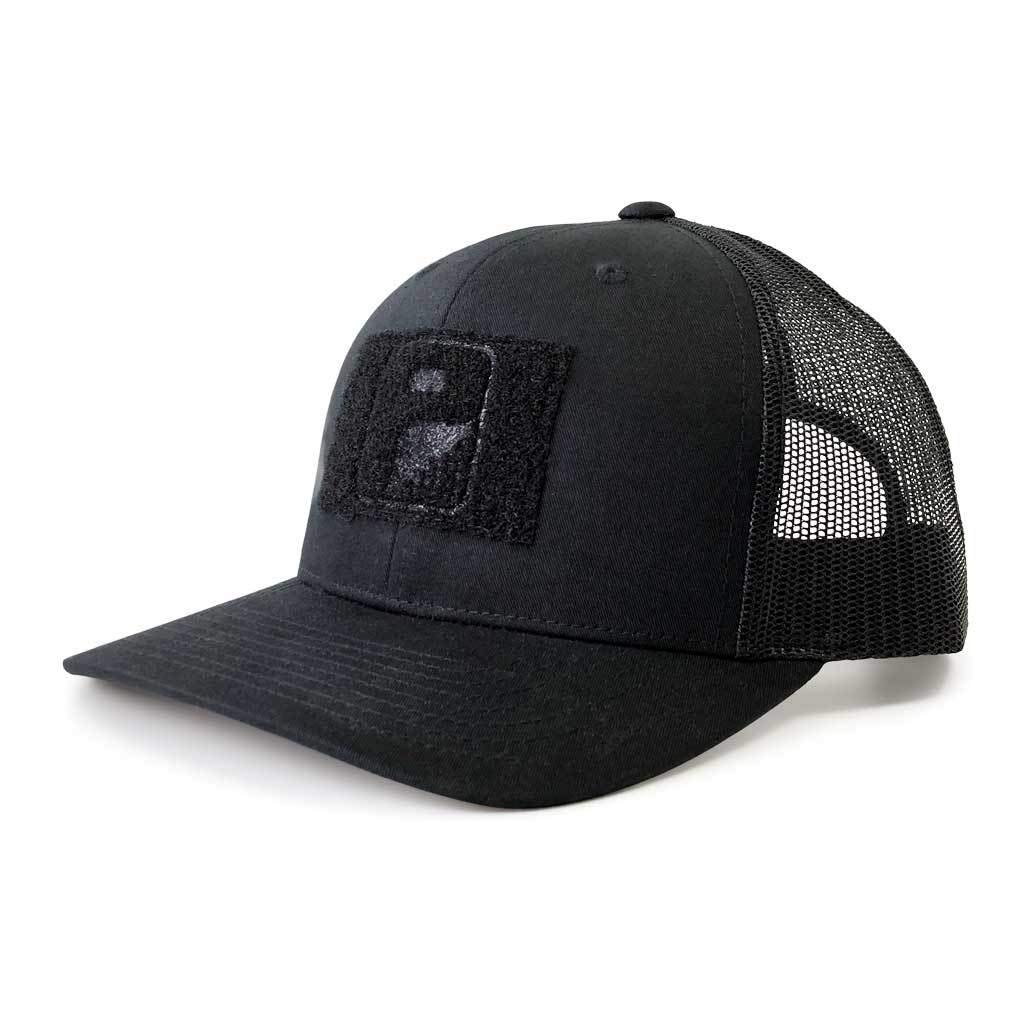 P PULLPATCHPull Patch Tactical Cap | Authentic Trucker Curved Bill Snapback Hat | 2x3 Loop Surface to Attach Morale Hook Patches