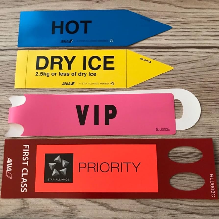 Amazon.co.jp: ANA 全日空 タグ 4種 プライオリティ VIP HOT