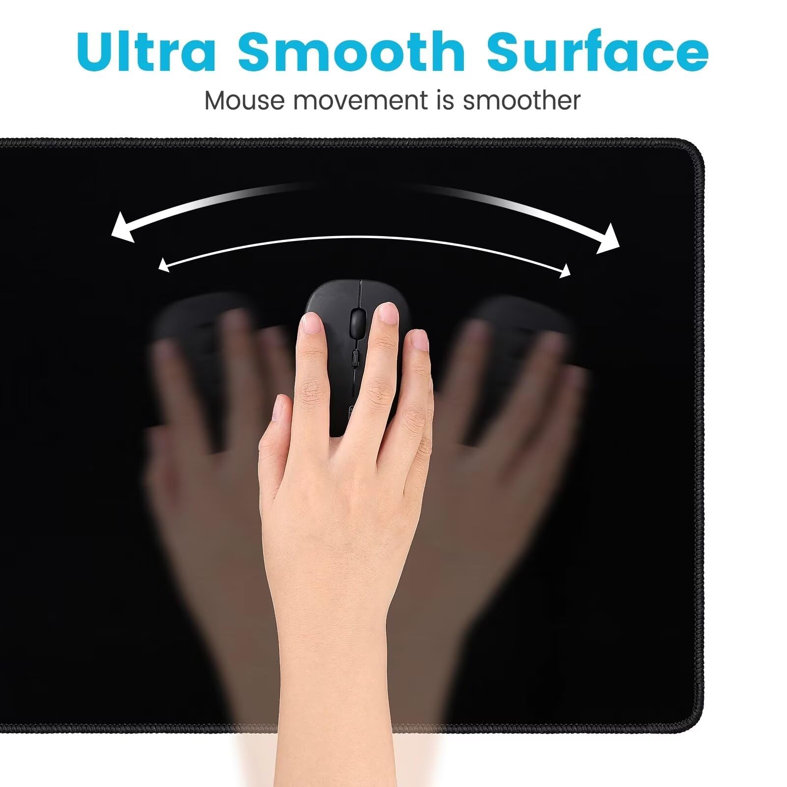 Tappetino Mouse da Gioco 1200x600x2mm, Gioco Dell'Acquerello Mouse Pad XXL ad Alta Precisione e Velocità, Base in Gomma Antiscivolo Ultra-Grip, Tappetino per Scrivania Tastiera e PC
