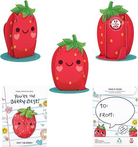 Miniatura 9 de Lovepop Tarjetas del día de San Valentín para niños paquete de 8 exploradores de Playpop 3D para intercambio de regalos de aula escolar varios