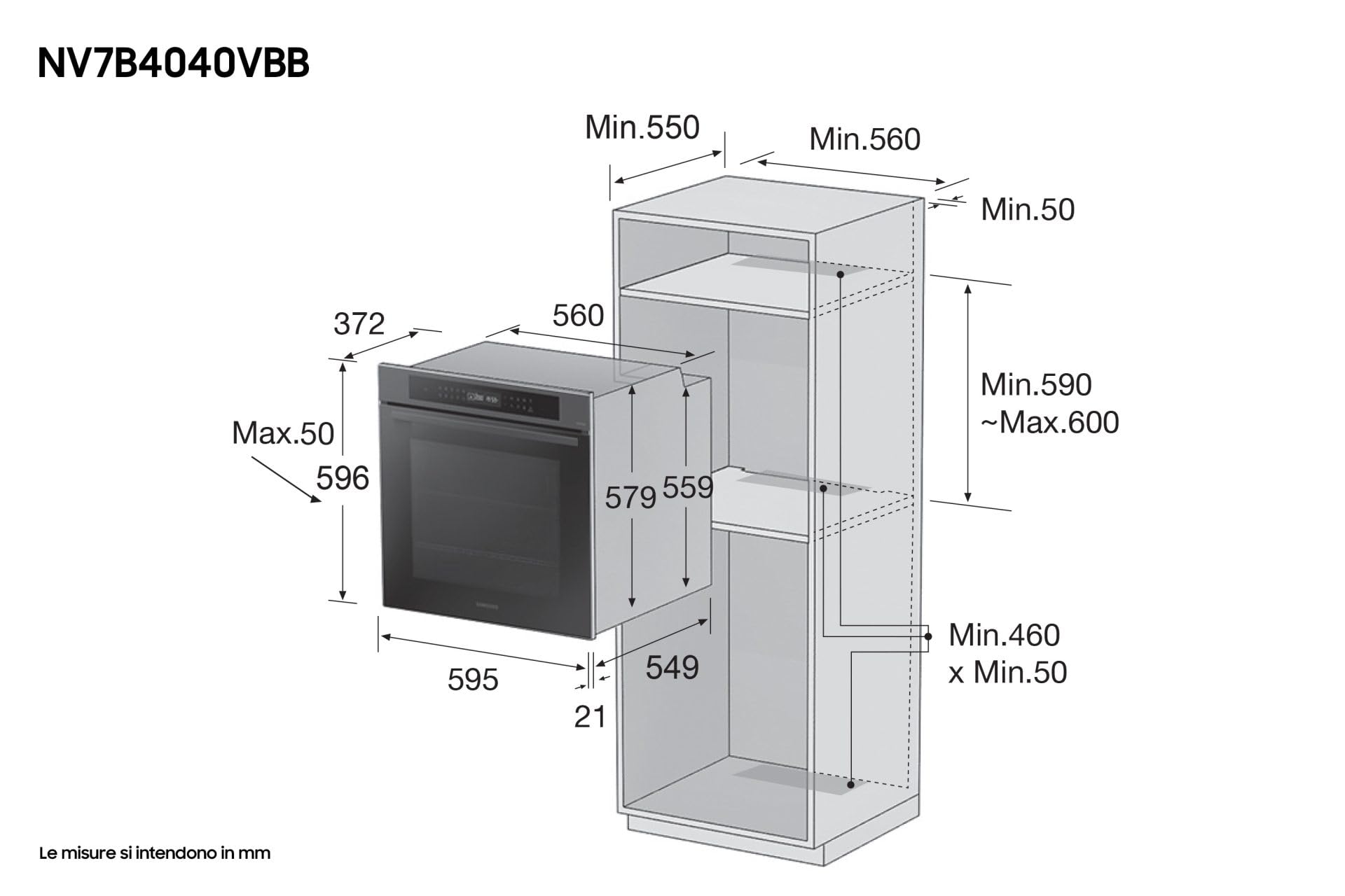 FORNO MULTI VAP 76L A+ WIFI NERO