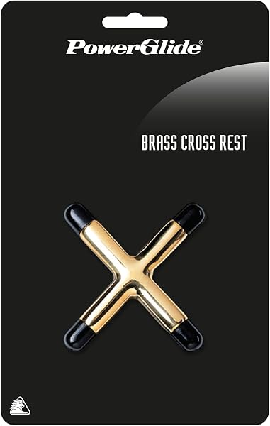 PowerGlide Snooker, Pool Or Billiard Cue Rest | Brass Or Nylon White | Spider, Cross Or Bridge Rest - 3