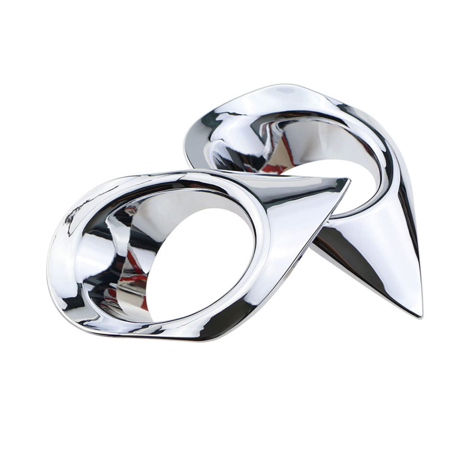 Enjoliveur chrome antibrouillard avant Peugeot 2008 finition luxe durable