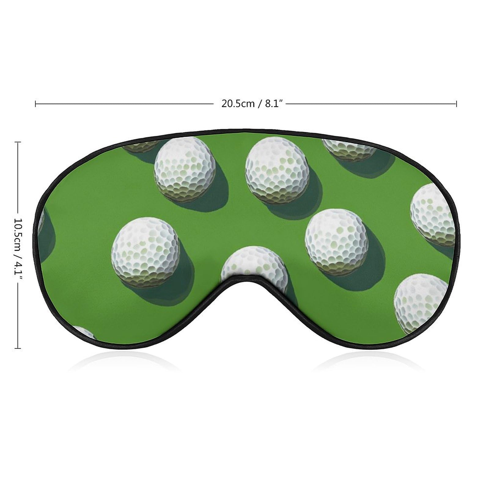 Golf Game Sleep Mask Eye Shade Cover Adjustable Strap for Travel Lunch Break Women Men