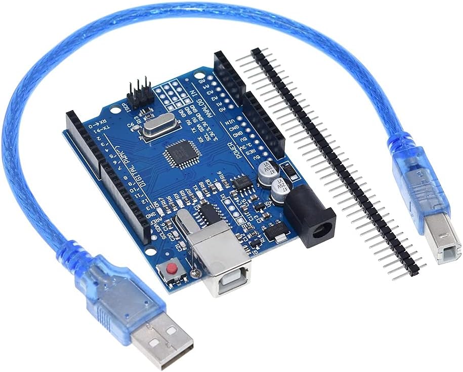 UNO - R3 ATmega328P CH340 Development Board with USB Cable with Straight Pin Head IDE Developer Kit