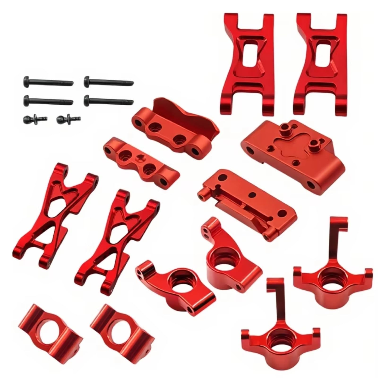 Compatible With Losi Micro B Micro T 1/24 RC Car Upgrade Parts Steering Knuckles C Hubs Suspension Arms Bulkhead Toys