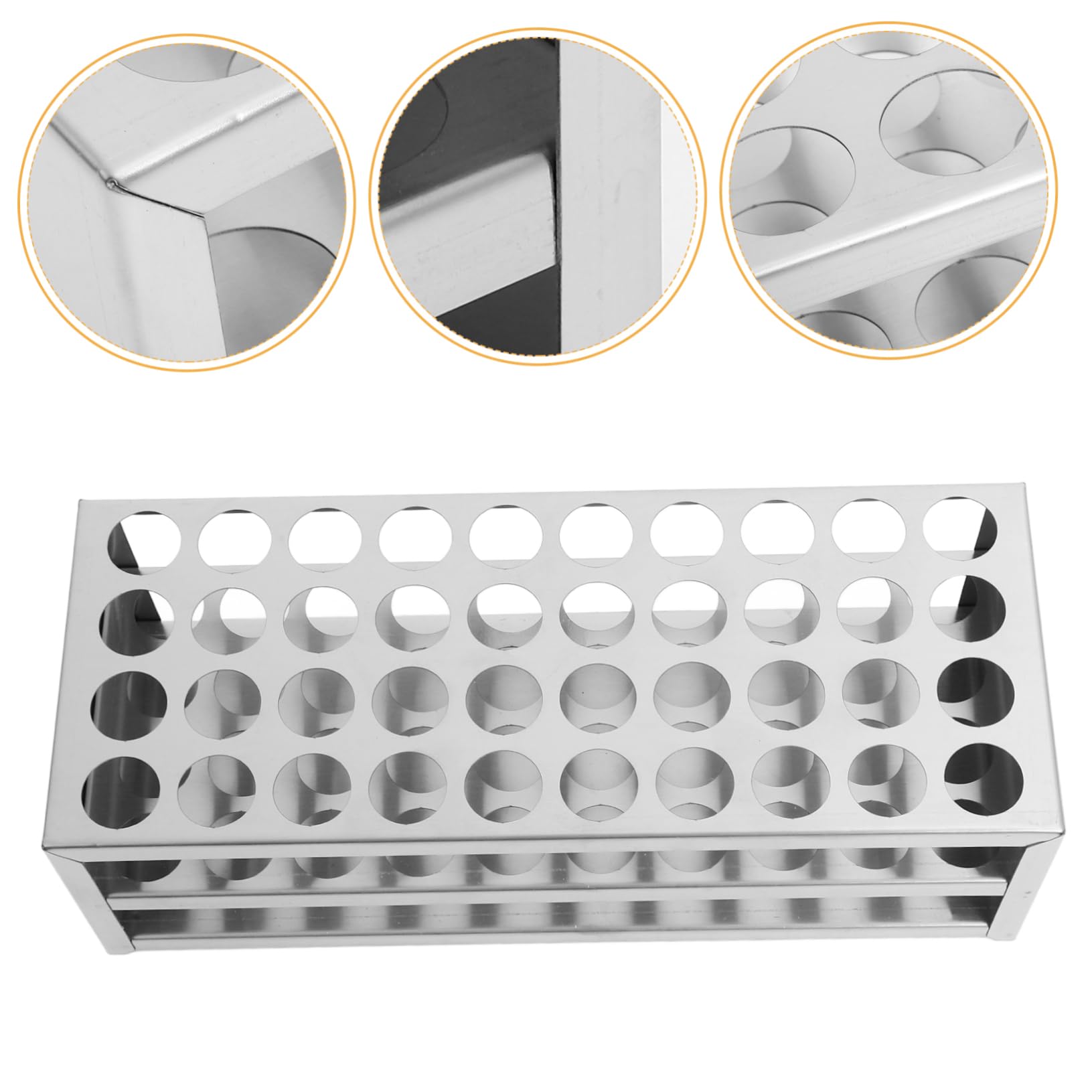 iplusmile 4stücke Test Tube Rack Aus Edelstahl Fächer Reagenzglasgestell Für Labore Hochtemperaturbeständig Leicht Zu Reinigen Stabil Und Zuverlässig Für Röhrchen Für Experimente Und