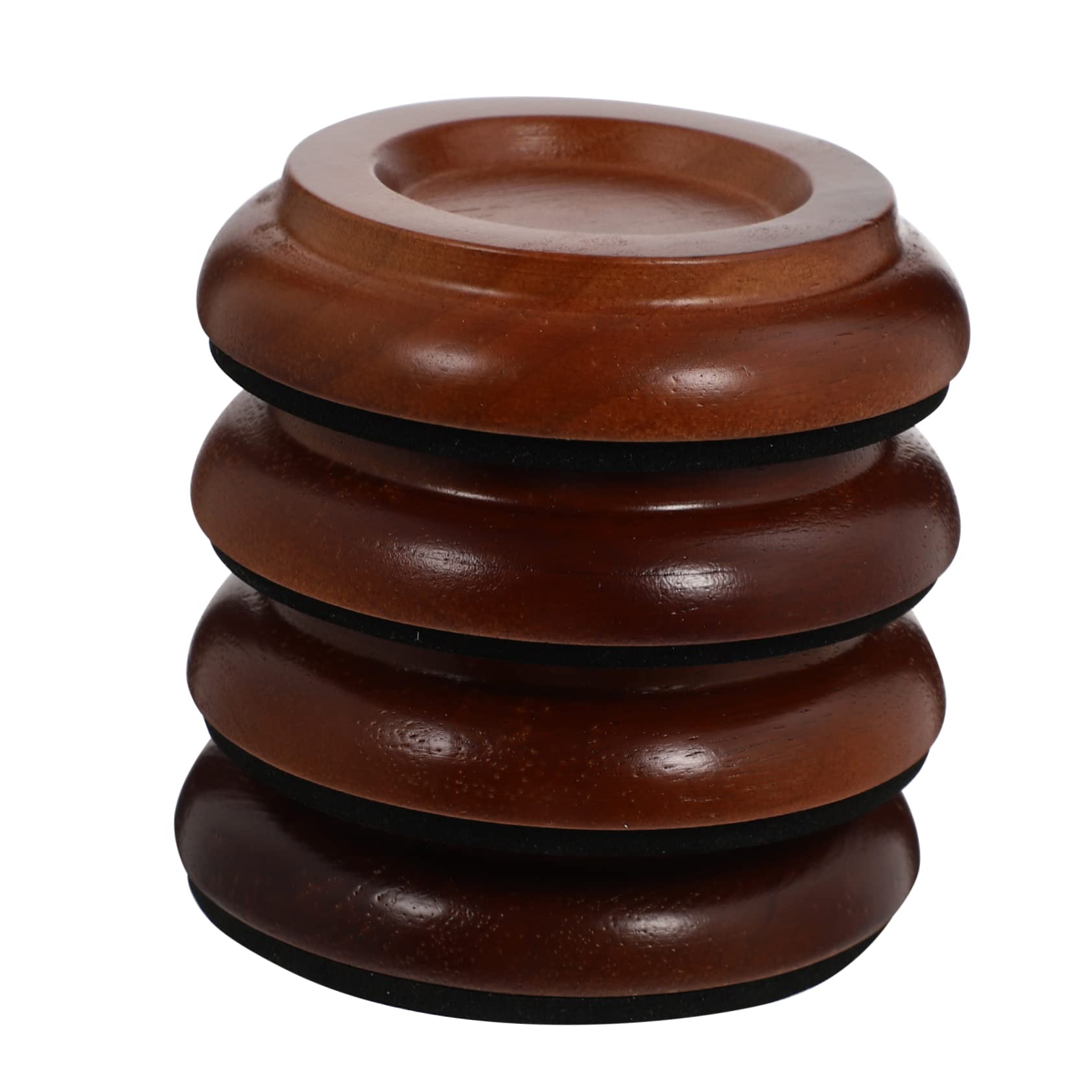 OSALADI 4pcs Anti-Skid Piano Foot Pad Soundproof Rug for Piano Wooden Floor Protector